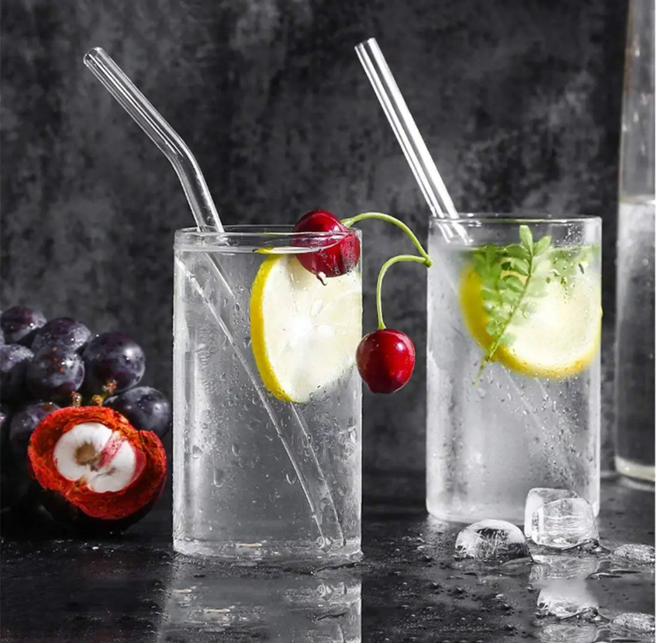 GLASS STRAWS | SHORT 15cm