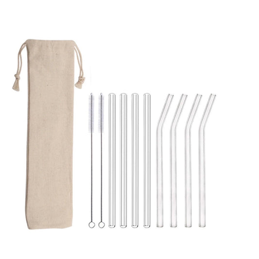 GLASS STRAWS | SHORT 15cm